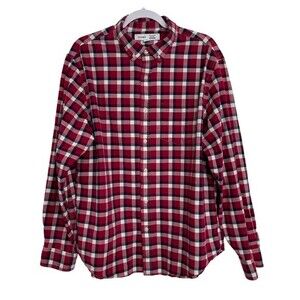 Old Navy Everyday Shirt Regular Fit Built-In Flex Long Sleeve Oxford Size XL